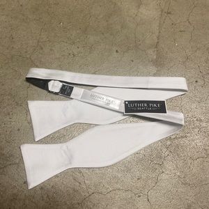 Luther Pike Self Bow Tie for Men